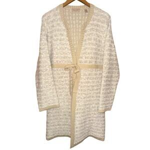 i.e. relaxed Belted Mohair Wool Blend Cardigan Size XL